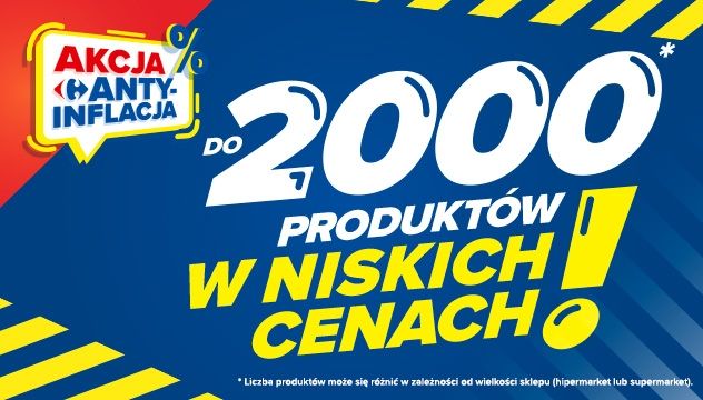 do 2000 produktów w niskich cenach