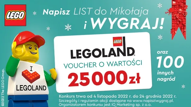 Konkurs Lego Napisz z dzieckiem list do Mikołaja