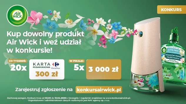 Konkurs Zapach wygranej AIR WICK