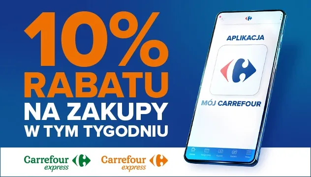 Rabat z aplikacją Mój Carrefour sklepy Carrefour Express