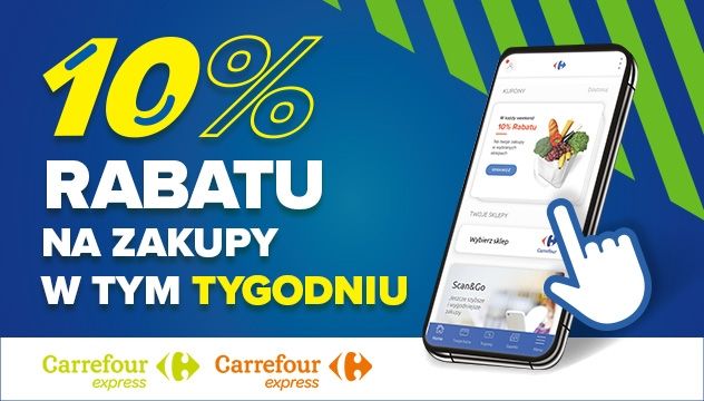 Rabat z aplikacją Mój Carrefour sklepy Carrefour Express