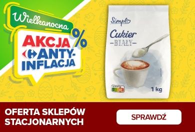 Oferta sklepów stacjonarnych Carrefour_antyinflacja cukier simpl