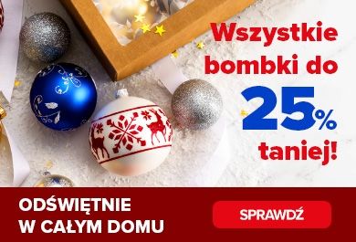 Zobacz ofertę_oferta świąteczna zabawek_wszystkie bombki do 25% taniej