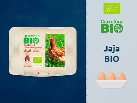 Carrefour Bio Jaja z chowu ekologicznego