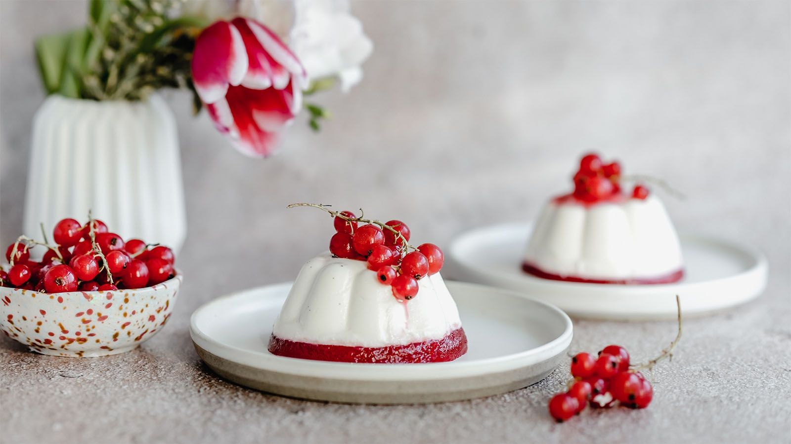 Porzeczkowa Panna Cotta