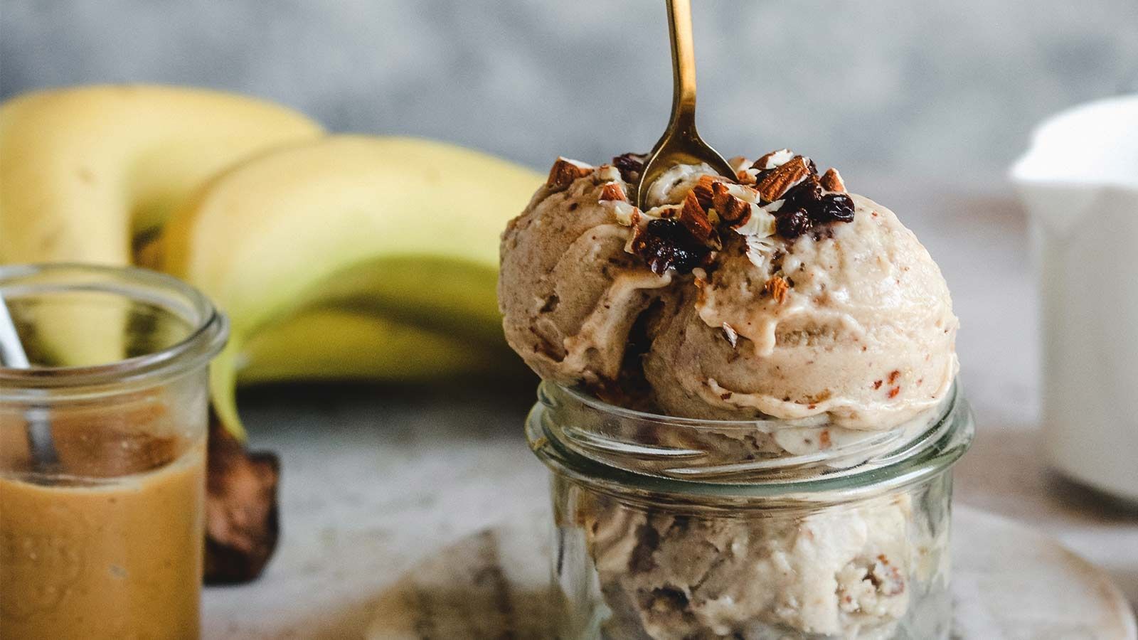 Wegańskie lody bakaliowe bez cukru