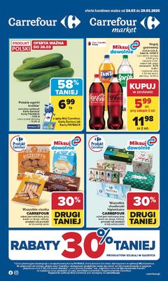 Gazetka Carrefour, Market od poniedziałku