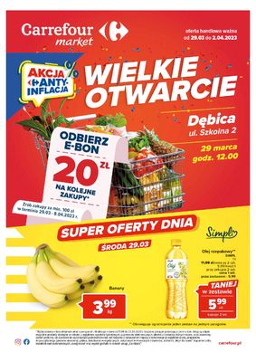 Gazetka Wielkie otwarcie Dębica 