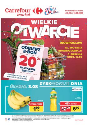 Gazetka Wielkie otwarcie Market Inowrocław 