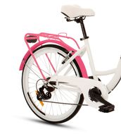 marketing very pill Green Bike Alice Rower miejski 24'' 6B Shimano biało-różowy - Zakupy online  z dostawą do domu - Carrefour.pl