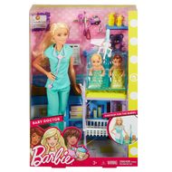 Barbie Pediatra Zestaw Kariera Lalka blond GKH23 Zakupy online z dostaw do domu Carrefour.pl
