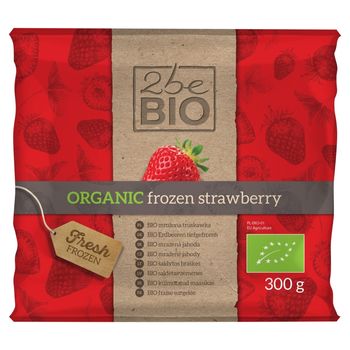 2beBio Bio mrożona truskawka 300 g
