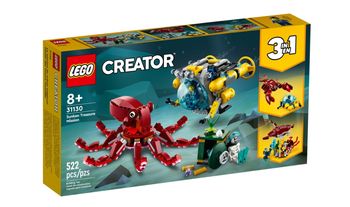 LEGO Creator 3 w 1 Wyprawa po zatopiony skarb 31130