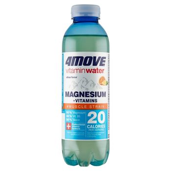 4Move Vitamin Water Magnesium Napój niegazowany o smaku cytrusowym 556 ml