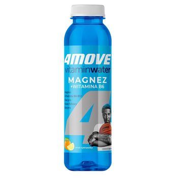 4Move Vitamin Water Magnez + B6 Napój niegazowany smak cytrusowy 556 ml