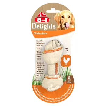 8in1 Delights Chicken Bone S Pokarm uzupełniający dla psów dorosłych 35 g