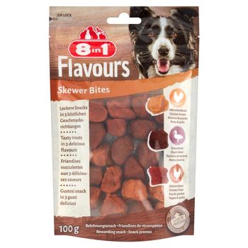8in1 Flavours Skewer Bites Pokarm uzupełniający dla psów dorosłych apetyczne przysmaki 100 g