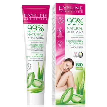 99% Natural Aloe Vera Krem do depilacji rąk, nóg i bikini