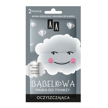 AA Chmurka Bąbelkowa maska do twarzy oczyszczająca 8 ml