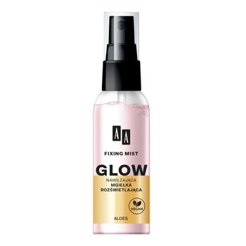 AA Fixing Mist GLOW Nawilżająca mgiełka rozświetlająca Aloes 50 ml