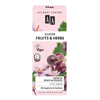 AA Super Fruits&Herbs esencja rewitalizująca vital bomb 30 ml