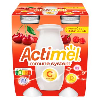 Actimel Mleko fermentowane o smaku czereśnia-acerola 400 g (4 x 100 g)