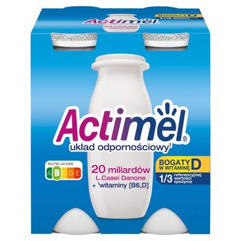 Actimel Mleko fermentowane o smaku klasycznym 400 g (4 x 100 g)