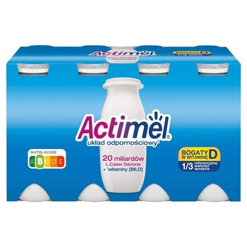 Actimel Mleko fermentowane o smaku klasycznym 800 g (8 x 100 g)
