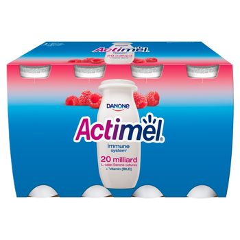 Actimel Mleko fermentowane o smaku malinowym 800 g (8 x 100 g)
