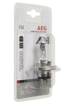 AEG Żarówka WHITE XENON PLUS H4