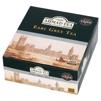 Ahmad Tea Earl Grey Herbata czarna 200 g (100 torebek z zawieszką)