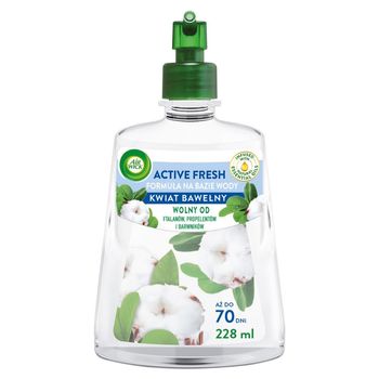 Air Wick Active Fresh Automatyczny odświeżacz powietrza wkład kwiat bawełny 228 ml