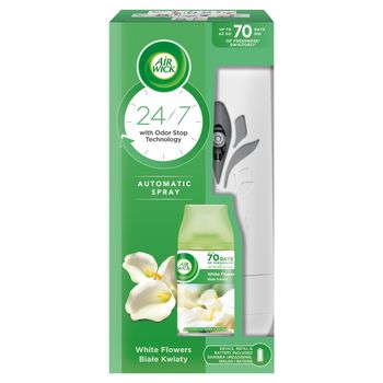 Air Wick Automatyczny odświeżacz powietrza i wkład białe kwiaty 250 ml