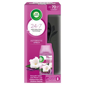 Air Wick Automatyczny odświeżacz powietrza i wkład księżycowa lilia otulona satyną 250 ml