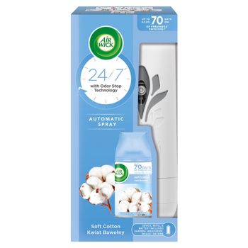 Air Wick Automatyczny odświeżacz powietrza i wkład kwiat bawełny 250 ml