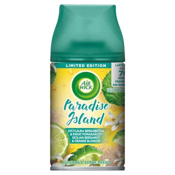 Air Wick Paradise Island Wkład do automatycznego odświeżacza bergamotka & kwiat pomarańczy 250 ml