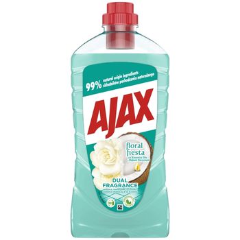 Ajax Dual Fragrance Gardenia zmieniająca się w Kokos płyn uniwersalny 1l