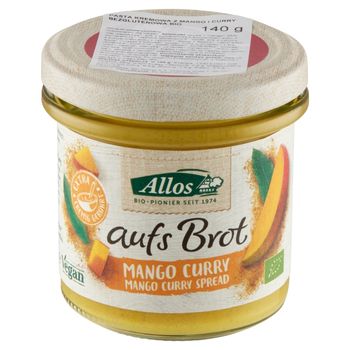 Allos Pasta kremowa z mango i curry bezglutenowa bio 140 g