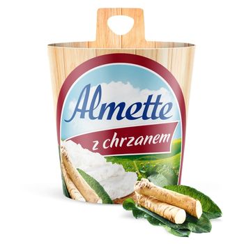 Almette Puszysty serek twarogowy z chrzanem 150 g