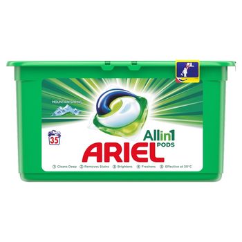 Ariel Allin1 Pods Mountain Spring Kapsułki do prania, 35 prań