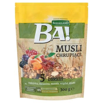 Bakalland Ba! Musli chrupiące 5 bakalii 300 g