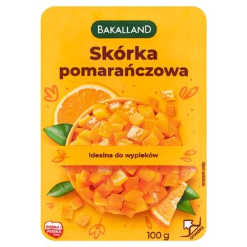 Bakalland Skórka pomarańczowa 100 g