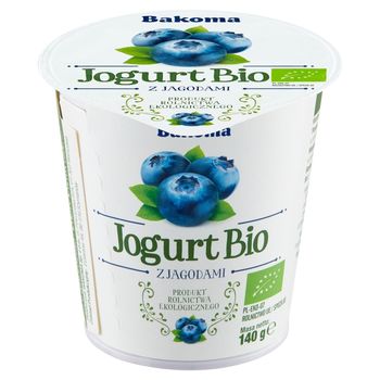 Bakoma Jogurt Bio z jagodami 140 g