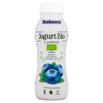 Bakoma Jogurt Bio z jagodami 230 g