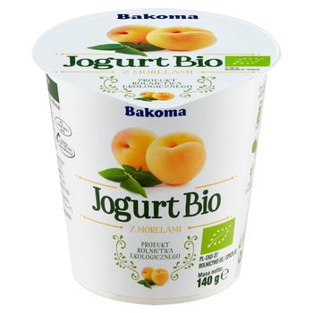 Bakoma Jogurt Bio z morelami 140 g
