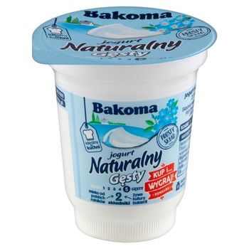 Bakoma Jogurt naturalny gęsty 150 g