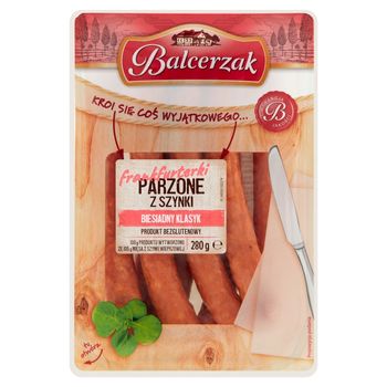 Balcerzak Frankfurterki parzone z szynki 280 g