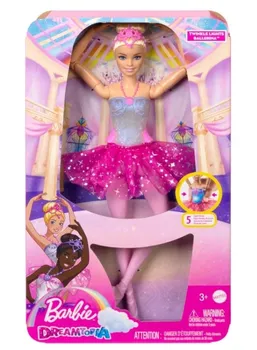 Barbie Baletnica Magiczne światełka Lalka Blondynka HLC25
