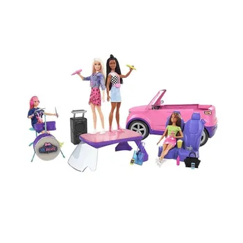 Barbie Big City, Big Dreams - Samochód + Scena Koncertowa  2w1 GYJ25