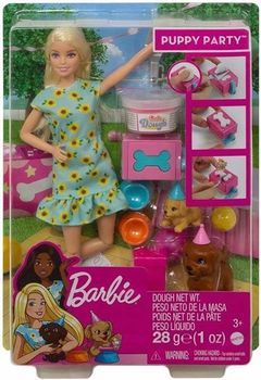 Barbie Lalka przyjęcie dla szczeniaczków